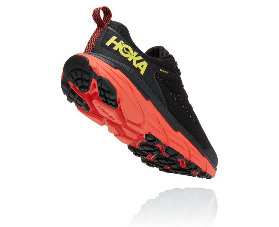 Hoka One One トレイルシューズ メンズ 黒/赤 - チャレンジャー ATR6ゴアテックス - WX8625304